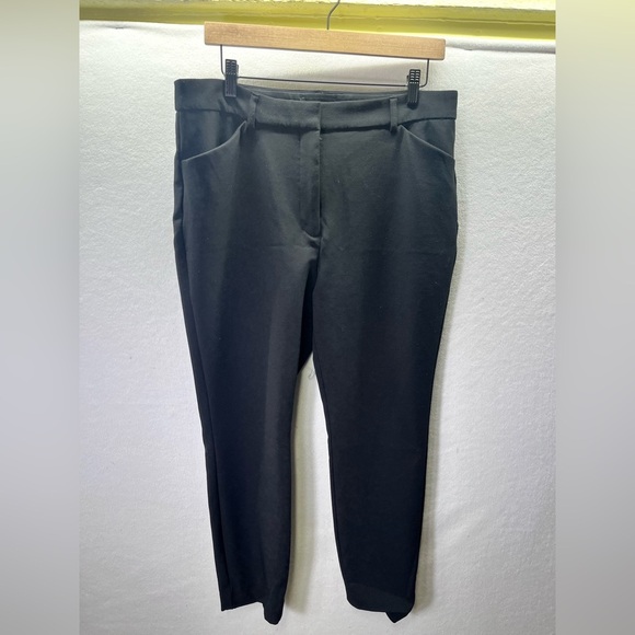 Express Black Dress Pants Womens 14s Short Plus size Office Casual work 2393 - Picture 1 of 9